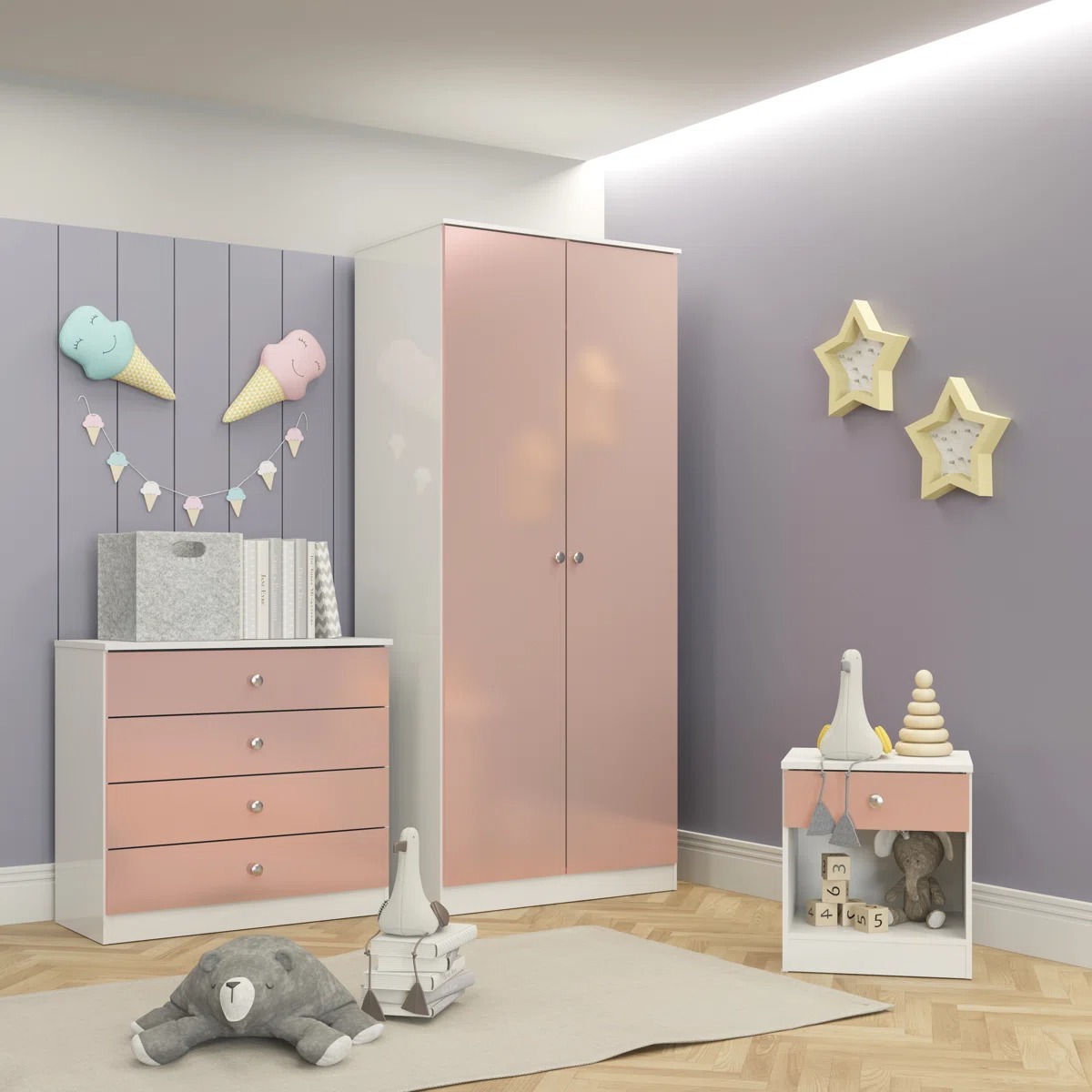 3 Piece Bedroom Sets