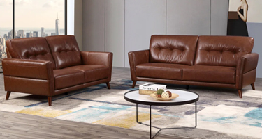 Furniture Link Capri Saddle Leather Sofa