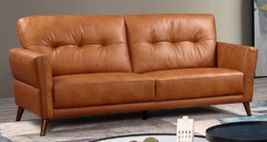 Furniture Link Capri Tan Leather Sofa