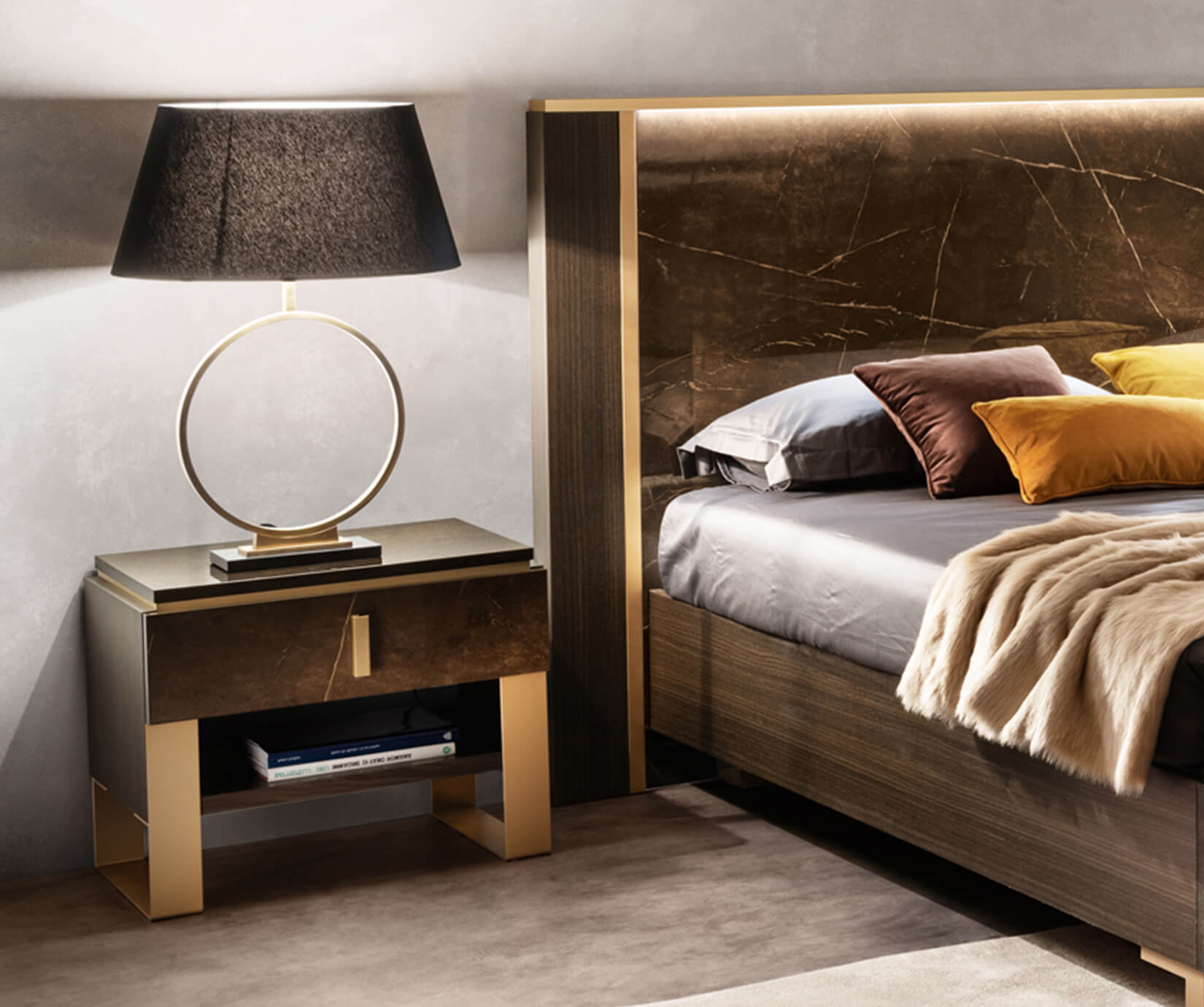 Italian Bedside Cabinet 