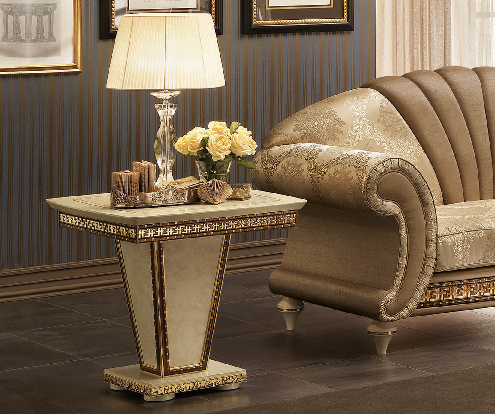 Italian Lamp Table 