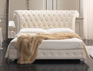 Faux Leather Beds