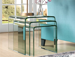 Glass Nest of Tables