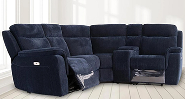 World Furniture Havana Electric Recliner Corner Group Sofa