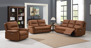 Furniture Link Kansas Tan Fabric Sofa