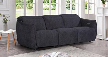 Furniture Link Libby Anthracite Fabric Sofa