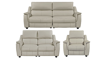 Furniture Link Milano Cloud Leather Sofa
