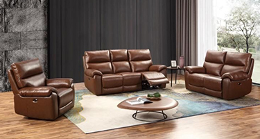 Furniture Link Rocco Saddle Leather Sofa