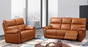 Furniture Link Rocco Tan Leather Sofa