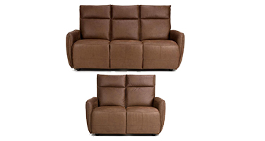 Furniture Link Tucson Brown Fabric Sofa