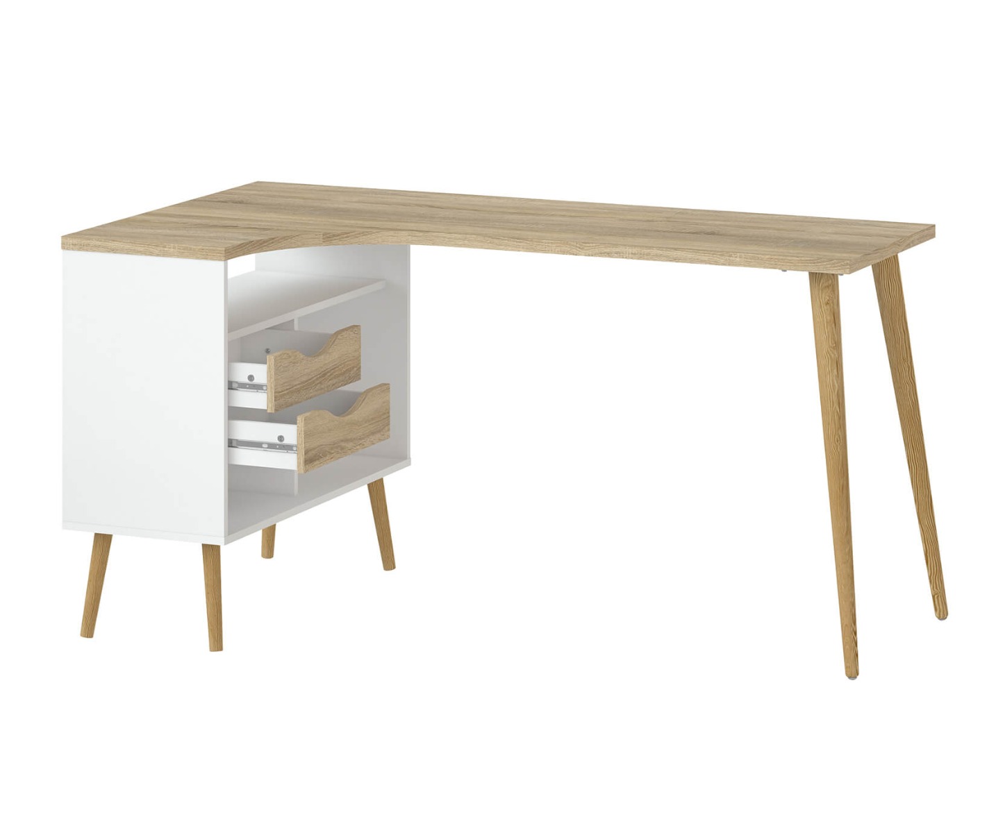 Oslo desk with on sale 2 drawers