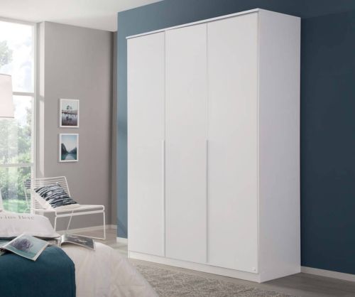 Rauch Texas Alpine White 3 Door Wardrobe with Cornice