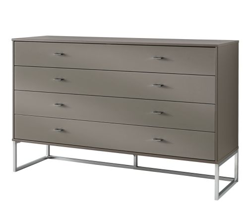 Wiemann Vip Vigo Glass Havana 4 Drawer Chest