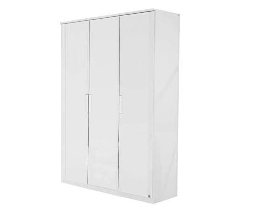 Rauch Rivera Alpine White 3 Door Wardrobe with Cornice (W136cm)