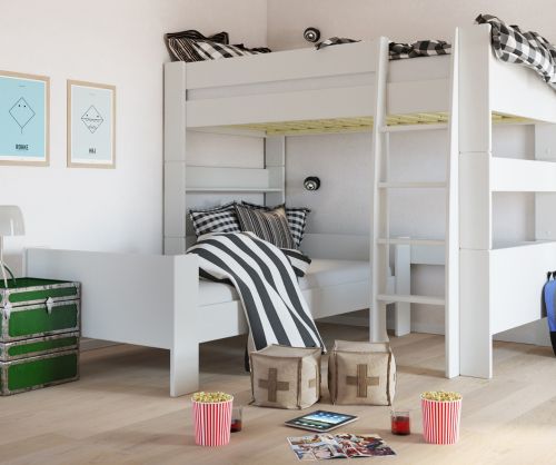 FTG Steen for Kids White Single Bed