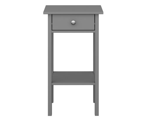 FTG Tromso Grey 1 Drawer Nightstand 