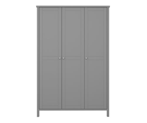 FTG Tromso Grey 3 Door Wardrobe 