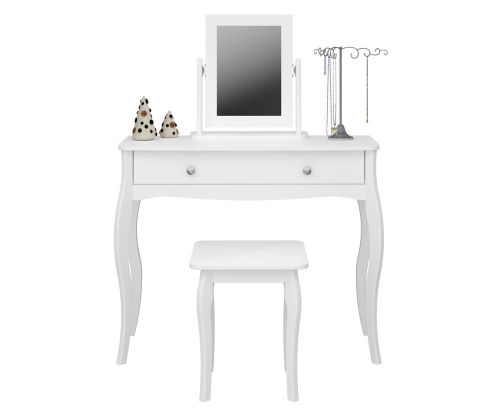 FTG Baroque White Mirror 