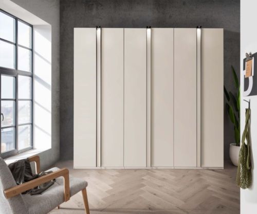 Wiemann Lagos Front and Centre Strip in Carcase Colour Hinged Door Wardrobe