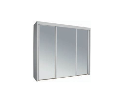 Rauch Imperial Alpine White 2 Door Sliding Wardrobe with 2 Mirror (W151cm)