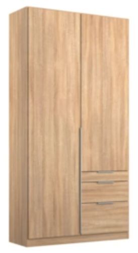 Rauch Alabama Alpine White 2 door 2 Drawers Hinged Wardrobe