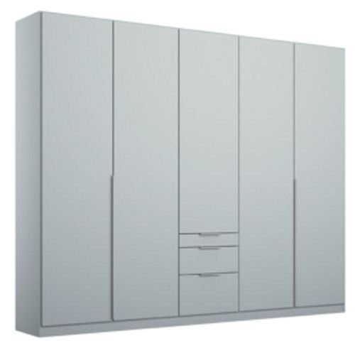 Rauch Alabama Silk Grey 5 Door 3 Drawers Wardrobe