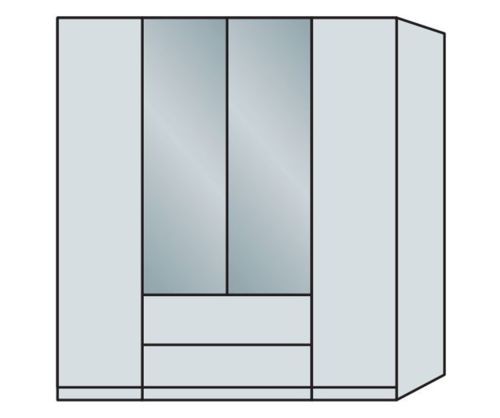 Wiemann Vip Asmara 4 Door Combi  Wardrobe – W200cm