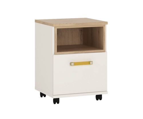 FTG 4Kids 1 Door Desk Mobile with Orange Handles