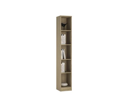 FTG 4 You Sonama Oak Tall Narrow Bookcase