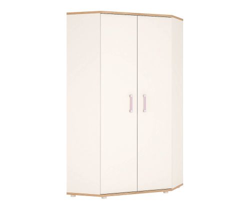 FTG 4Kids Corner Wardrobe with Lilac Handles