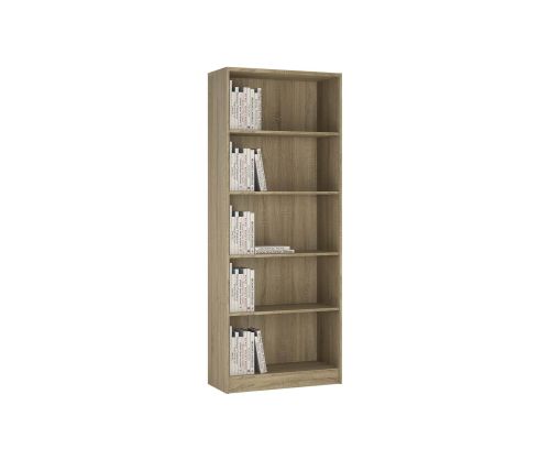 FTG 4 You Sonama Oak Tall Wide Bookcase