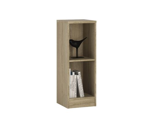FTG 4 You Sonama Oak Low Narrow Bookcase