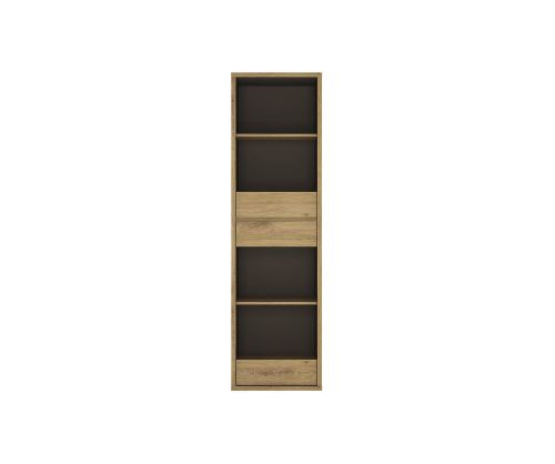 FTG Shetland Tall Narrow 3 Drawer Bookcase