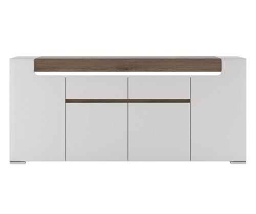 FTG Toronto 4 Door 2 Drawer Wide Sideboard