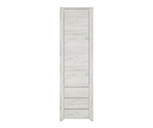 FTG Angel Tall Narrow 1 Door 3 Drawer Cupboard