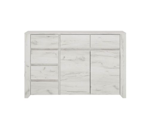FTG Angel 2 Door 3+3 Wide Drawer Chest