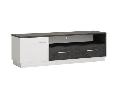 FTG Zingaro 1 Door 2 Drawer Wide TV Cabinet