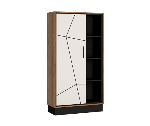 FTG Brolo Wide 1 Door Bookcase