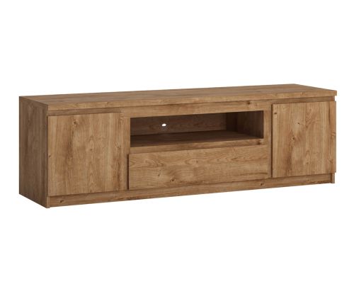 FTG Fribo Oak 2 Door 1 Drawer 166cm Wide TV Cabinet