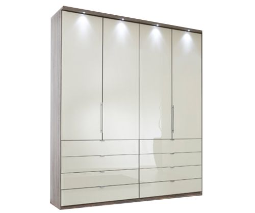 Wiemann Loft 4 Hinged Door Combi Wardrobe