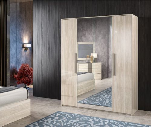 H2O Design Dafne Italian 4 Door Wardrobe