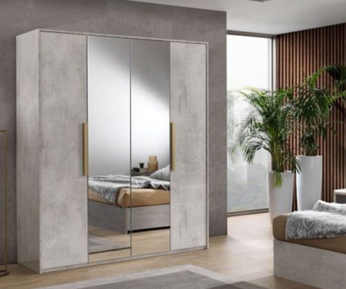 H2O Design Sole Grey Italian 4 Door Wardrobe