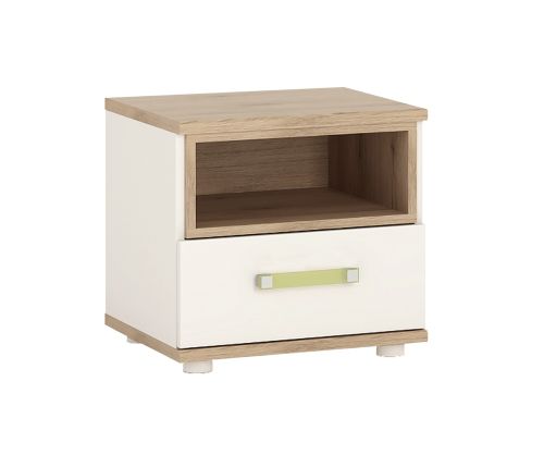 FTG 4Kids 1 Drawer Bedside Cabinet with Lemon Handles