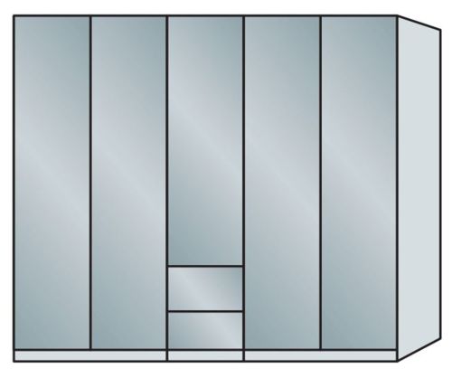 Wiemann Vip Asmara 5 Door Combi  Wardrobe – W250cm