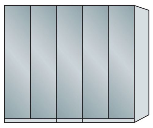 Wiemann Vip Asmara 5 Door Hinged Wardrobe – W250cm