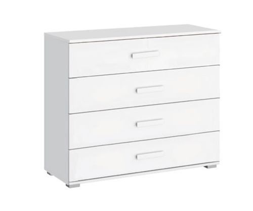 Rauch Rivera Alpine White Wide 4 Drawer Chest