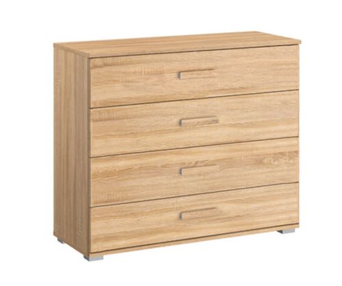 Rauch Rivera Sonoma Oak Wide 4 Drawer Chest