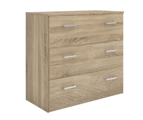 FTG Space Oak 3 Drawer Chest