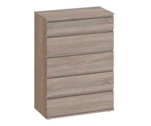 FTG Nova Truffle Oak 5 Drawer Chest