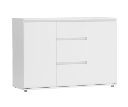 FTG Nova White 3 Drawer 2 Door Sideboard